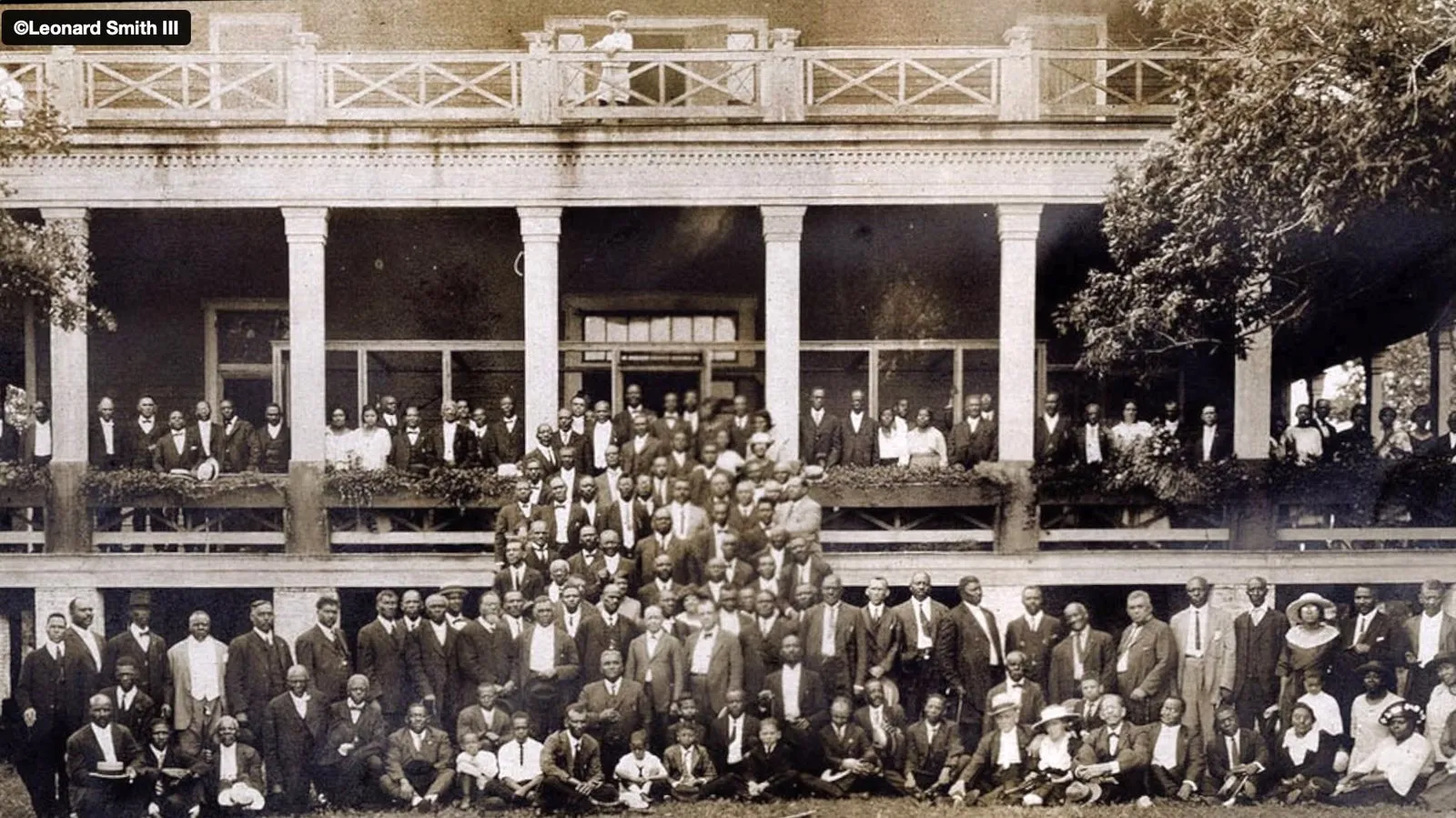 Archival group photograph at Gulfside Assembly