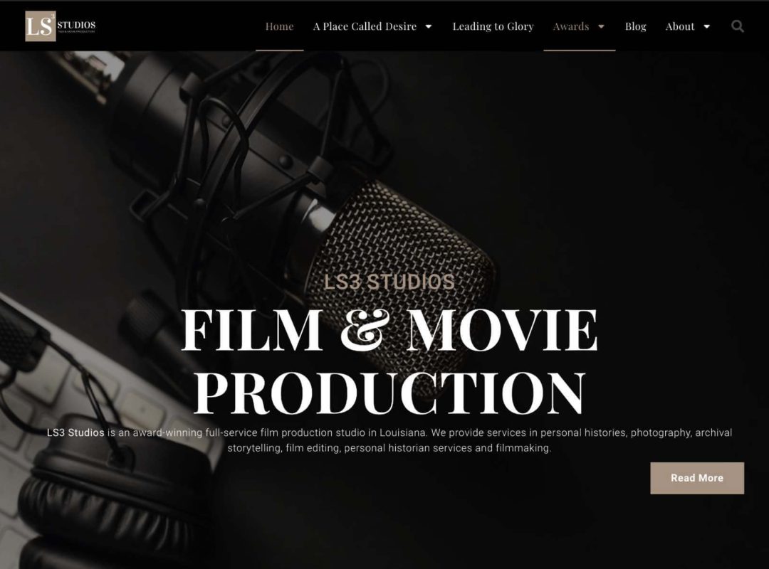 LS3 Studios website designs